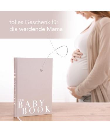 Pregnancy & Baby Diary 2-in-1 | Designer Hardcover Journal for Boys & Girls - Perfect Gift for Expecting Moms & Newborns | 14Hubat  - Buy Online on GoSupps.com