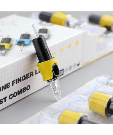 STIGMA Finger Ledge #10(11RM) Round Magnum Tattoo Cartridge Needles - 0.3mm Bugpin M-Taper 16Pcs With Membrane - Rotary Tattoo Machine Cartridges - Buy Online on GoSupps.com