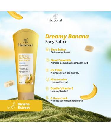 Herborist Body Butter - Banana 80 Gram (Pack of 2) - Buy Online on GoSupps.com