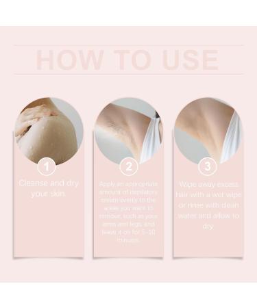 Hjatirace Body Hair Removal Cream Nourishing Care 150g Hair Removal Cream Gentle Hair Removal Fast Acting For Women Girls Mothers Wives Sisters and Family - Buy Online on GoSupps.com