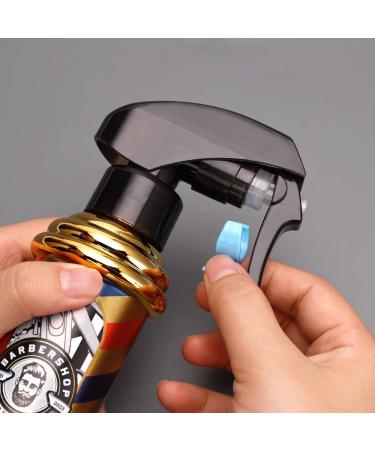 BARBERTOP Barber Spray Bottle Barber Stylist Fine Mist Sprayer Refillable Container & Spray Bottle for Hairdressing Cleaning Plants 6.76 ounce(Golden) - Buy Online on GoSupps.com