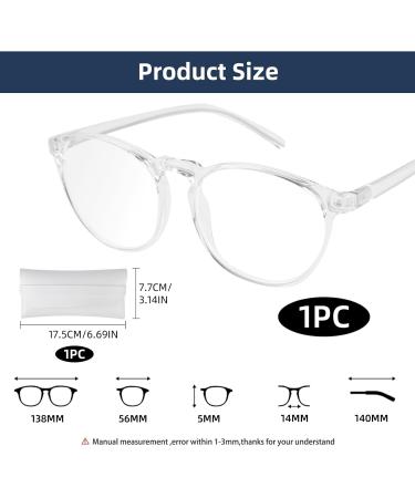 QDDFUFU Blue Safety Glasses - Lightweight Blue Light Filter Glasses for Men & Women | Eye Fatigue Relief | Portable with Glasses Bag - Buy Online on GoSupps.com