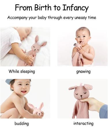 Rolempon Baby Sleep Cuddly Cloth | Unisex Baby Blanket & Safety Toy for Teething Troubles | Soft Comfort & Bite Ring Gift - Buy Online on GoSupps.com