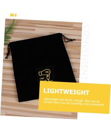 Healeved 3pcs Hair Dryer Storage Bag Black Bag Drawstring Bags Hair Dryer Supplies Shoe Cloth Bag - Buy Online on GoSupps.com
