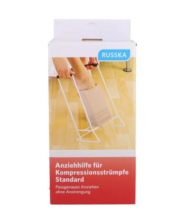 RUSSKA 26011200 Donning aid for compression stockings standard white