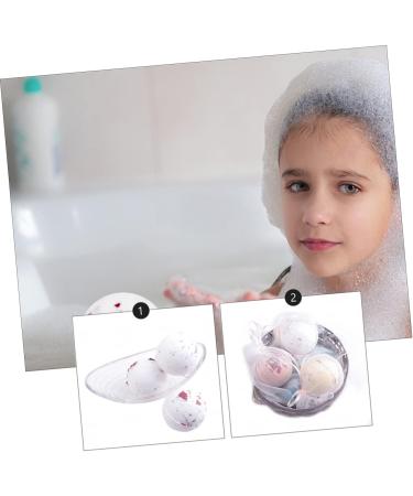  minkissy minkissy 4 Pieces Bath Bubble Bath Ball Round Milk Essential Oil Bombs Bath Bombs Maker Pink Bath Salts Sea Salt - Buy Online on GoSupps.com