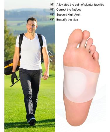 Gel Arch Support Insoles for Flat Feet | Plantar Fasciitis Relief for Men & Women - Orthopedic Gel Pad - Buy Online on GoSupps.com