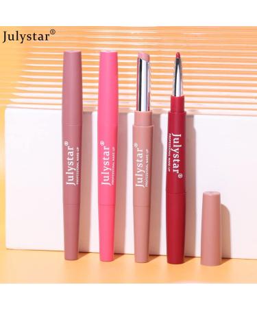  G n rique Interookie Double Head Lipstick Non-Fade Non-Sticky to Cup Makeup Pen Rotating Lipstick Pink (M08#) - Buy Online on GoSupps.com