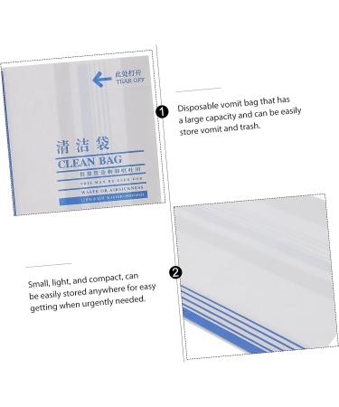 Healeved 100pcs Disposable Car Vomit Bags - Motion Sickness & Nausea Relief - Buy Online on GoSupps.com