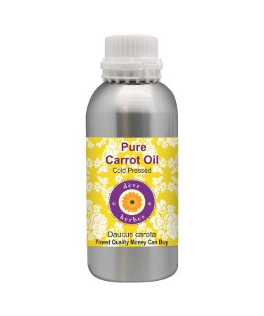 Deve Herbes Pure Huile de Carotte (Daucus carota) Press Froid qualit th rapeutique naturelle 300ml (10 oz)
