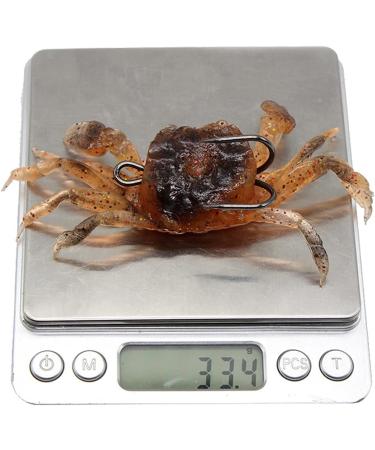 3Pcs 3D Simulation Crab Soft Lures with Sharp Double Hooks for Sea Fishing - Style3 - Buy Online on GoSupps.com