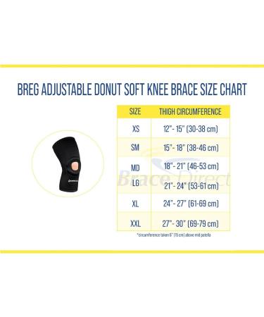 Buy Breg Adjustable Donut Soft Knee Brace M - Comfortable Support for International Shipping - Buy Online on GoSupps.com