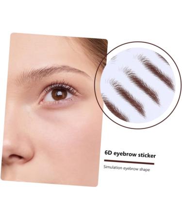 SKISUNO 4pcs Eyebrow Stickers Eyebrow Transfer Sticker False Eyebrow Tool Transfer Stickers 6d Cosmetic - Buy Online on GoSupps.com