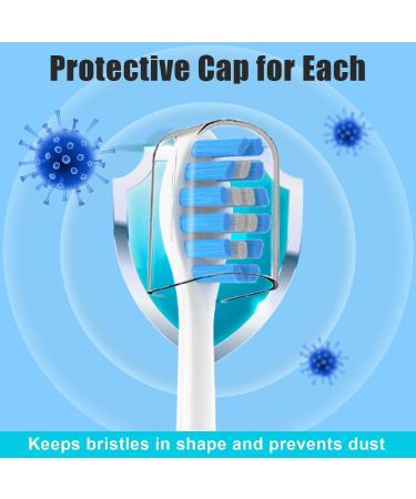 Soft Replacement Toothbrush Heads for Gleem Electric Toothbrush - 5 Pack Compatible & Affordable - Buy Online on GoSupps.com
