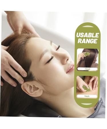 Beaupretty 2-Pack Guasha Comb for Scalp Massage - Jade Hand Massager & Curb Pocket Tool - Buy Online on GoSupps.com