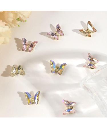 3D Art Glass Rhinestones Butterfly-Nail for DIY Art Decoration Rhinestones Rhinestones and Rhinestones 3D - Buy Online on GoSupps.com