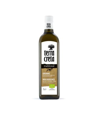 Terra Creta traditional ORGANIC - Extra virgin olive oil / 1 liter - Buy Online on GoSupps.com