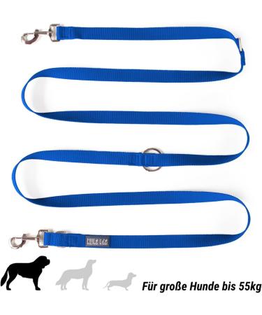 Kuri Pai 3m Dog Leash for Large Dogs - Comfortable Sustainable Bamboo | Double Linen Rehabilitation Leash | Blue (L 280cm x 2.5cm) - Buy Online on GoSupps.com