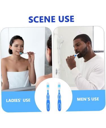 Healvian 12-Pack Portable Mini Toothbrush Set - Travel-Friendly Household Dental Brushes for Daily Oral Care - Buy Online on GoSupps.com