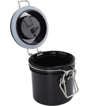 Eyelash Glue Storage Jar Eyelash Glue Storage Container Large Screen 200ml Stainless Steel Sealed Large Capacity Ctivated Carbon for Eyelash Shop (Black) - Buy Online on GoSupps.com