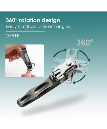 Nail Cutter | Fingernail Clipper | Stainless Steel Toenail Clipper Cutters with Nail File Toe Nail Clippers for Men & Women Pedicure Tools Nail Care for Trimming & Grooming - Buy Online on GoSupps.com