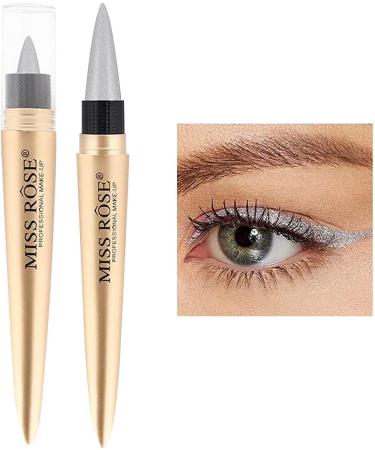 Eye Liners for Women - Longwearing Eye Pencil for Women Sweatproof Multi-Use Eye Liner Pencil Waterproof Liner Easily to Create Any Look Aezon Silver - Buy Online on GoSupps.com