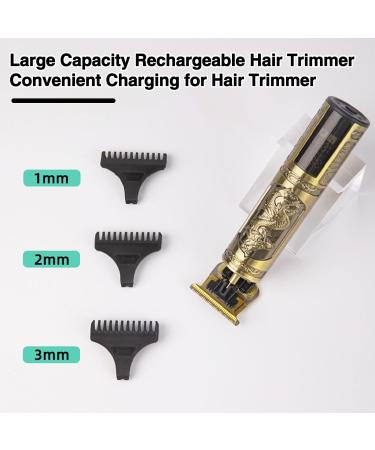 clinmday Electric Hair Trimmer Set Convenient & Type-C Charger & Long-Lasting Battery Powered Hair Trimmer or Beard Trimmer with Digital Display Suitable Home and Travel for Men Bronze Coffee - Buy Online on GoSupps.com