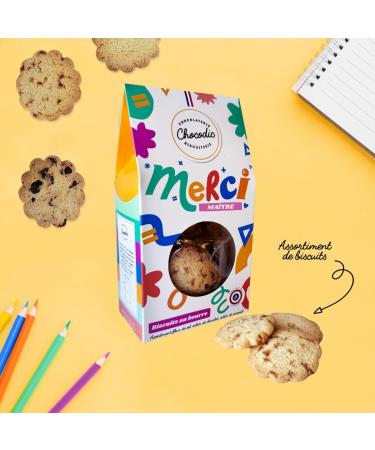 Chocolate End of the Year School Thank You Teacher - Cookies Bag 100g Thank You Teacher Version - Gift Box - Buy Online on GoSupps.com