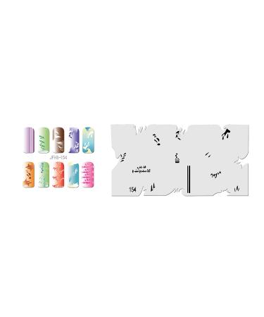 Fingernail stencil (airbrush nail art) Fengda JFH08-154