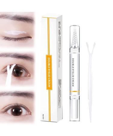 Long-Acting Invisible Double Eyelid Shaping Cream  Waterproof Double Eyelid Pen Glue  3-Second Crease Double Eyelid Pen  Natural Invisible Double-Fold Eyelid Pen for Women Beauty (1pc)