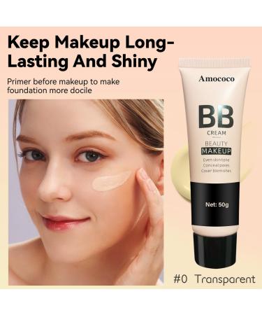 Amococo BB Cream Long-Lasting Natural Beauty Makeup 50g 18-Hour Wear Even Skin Tone & Pore Concealing (Natural) - Buy Online on GoSupps.com