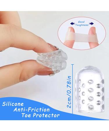 Silicone Anti-Friction Toe Protectors - Gel Little Toe Covers for Blisters Calluses & Corns | 2024 New Breathable Design - Buy Online on GoSupps.com
