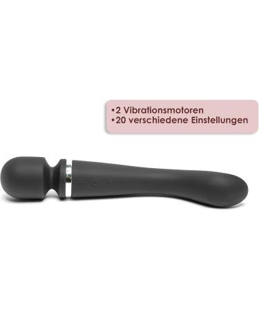 Latenight Silicone Massage Tab Bent - USB Rechargeable Quiet Vibrator for Couples & Women - Multiple Vibration Settings - Perfect Gift in Black - Buy Online on GoSupps.com
