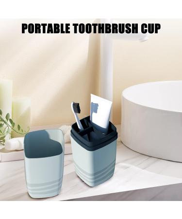 Buy Aicynic Travel Toothbrush Set - 3 Pack Tooth Cleaning Cups | Portable & Sortable for Home Camping & School - Buy Online on GoSupps.com