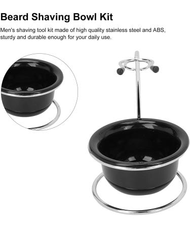 Beard Shaving Bowl Kit for Men | Stainless Steel Razor Brush Stand | Complete Barber Shaving Accessories Set - Buy Online on GoSupps.com