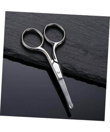 NOLITOY Stainless Steel Nose Hair Trimmer & Mustache Shears - Precision Round Tip Nose Hair Shears for Men & Women - Buy Online on GoSupps.com