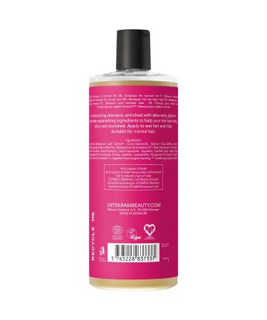 Urtekram Organic Rose Shampoo for Normal Hair - 500ml | Floral Essence Eco-Friendly & Vegan - Buy Online on GoSupps.com