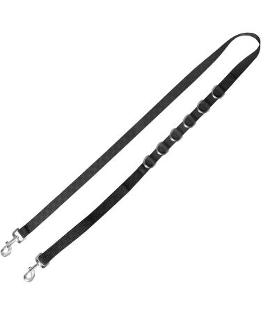 Harrison Howard Side Reins with Snap Hooks Easy Adjust Durable Training Product Pair Black - Buy Online on GoSupps.com
