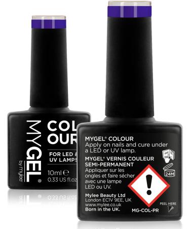 Mylee Gel Nail Polish 10ml Purple Reign | UV/LED Soak-Off Manicure Pedicure | Salon & Home Use | Long Lasting & Easy to Apply - MG0164 - Buy Online on GoSupps.com