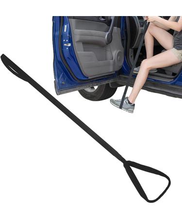 Leg Lifter Strap | Extra Long Leg Strap with Webbed Loops | Rigid Hand Strap & Foot Loops Leg Lift Assist & Riser Mobility Tool for Wheelchair Hip & Knee Surgical - Buy Online on GoSupps.com