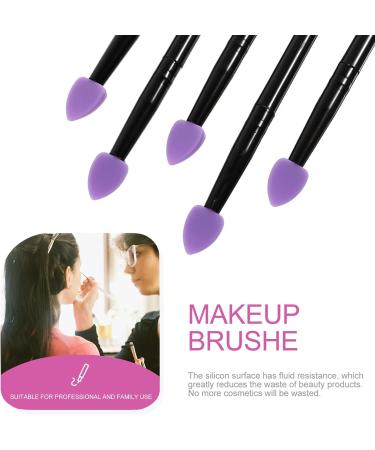 FOMIYES Set De Maquillaje 5pcs Silicone Eyeshadow Professional Silicone Makeup for Metallic Glitter Shimmer Eyeshadow (Purple Silicone Makeup Applicator - Buy Online on GoSupps.com