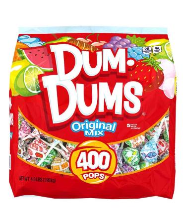 Dum Dums Lollipops 400 Count Bag