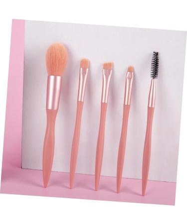 FRCOLOR 15 Pcs Triangular Foundation Brush Set - Pink Makeup Brushes for Face & Eyebrows - Portable Blending Brush Suite - Perfect for Flawless Makeup Application - Buy Online on GoSupps.com