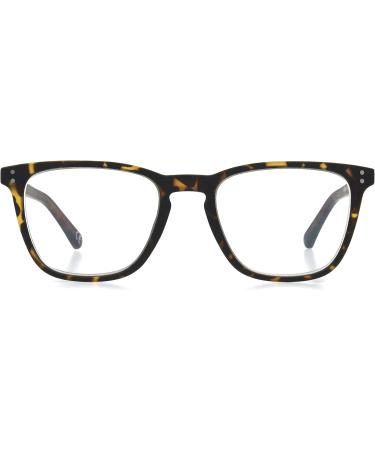 Foster Grant Mens Braxton E-Glasses - Blue Light Tortoise Glasses 51mm | International Shipping Available - Buy Online on GoSupps.com
