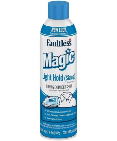 Magic Sizing Spray Light Body 20 oz Cans - Pack of 6 | Premium Fabric Starch for Crisp Clothes - Buy Online on GoSupps.com