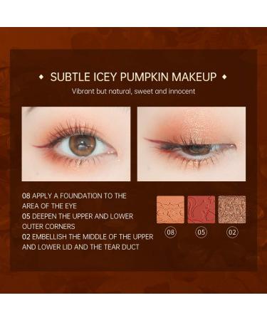 Zeesea Stunning Crystal Eyeshadow Palette - 9 Shades, Long Lasting, Waterproof & Sweatproof - Pumpkin Spice Collection - Buy Online on GoSupps.com