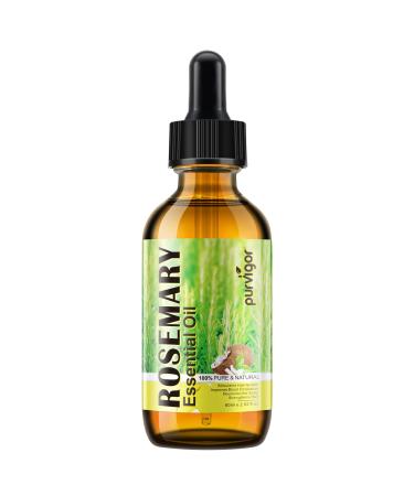 Rosemary Oil for Hair & Skin Care  Organic Rosemary Essential Oil Pure Natural  Nourishes The Scalp Strengthens Hair (2.02 fl oz)