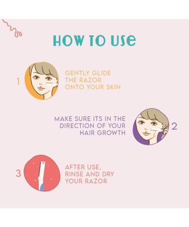 FURR By Pee Safe Women's Facial Razor - Pack of 4 | Safe & Effortless Shave | Each Razor Lasts Up to 5 Uses - Buy Online on GoSupps.com