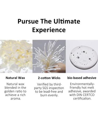 Buy No. 1 Peace Within Scented Candle | Lemon Petitgrain & Hinoki | Non-Toxic Essential Oils | Luxurious Aromatherapy Gift | 20-30 Hour Burn Time - Buy Online on GoSupps.com