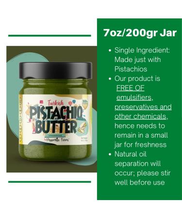 Peppertux Farms Premium Pistachio Butter Bundle - 2 Jars of 7 oz | Turkish Antep Pistachios | Peanut Butter Upgrade - Buy Online on GoSupps.com